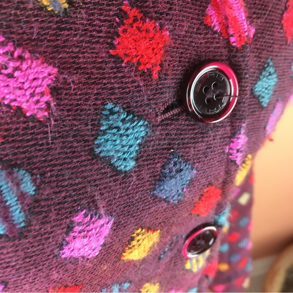 Etro Colorful Textured Wool Blend Blazer - Small - Picture 4 of 16
